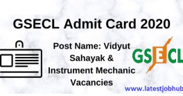 GSECL-Vidyut-Sahayak-Admit-Card-2020