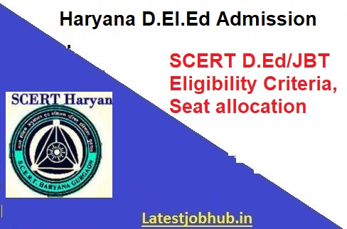 Haryana D.El.Ed Admission 2020