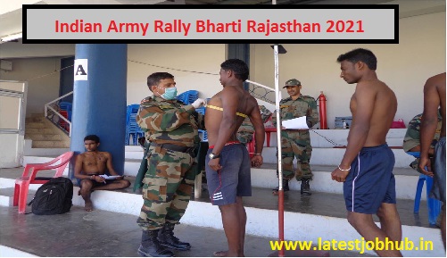 Indian Army Rally Bharti Rajasthan 2021