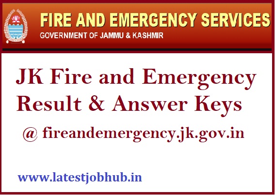 JK Fire and Emergency Services Result 2020