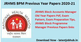 JRHMS-BPM-Previous-Year-Papers-2020-21