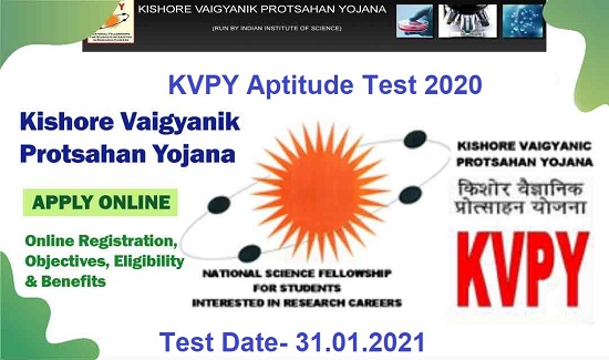 KVPY Aptitude Test 2020-21