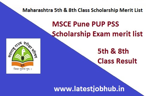 MSCE Pune Scholarship Final Result