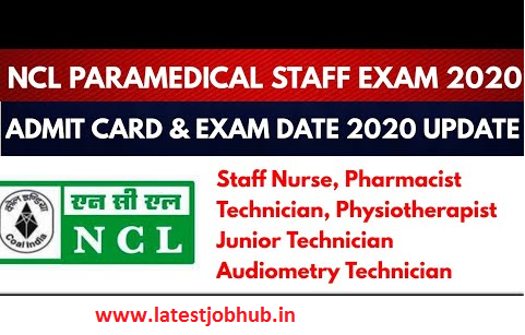 NCL-Paramedical-Staff-Admit-Card-2020