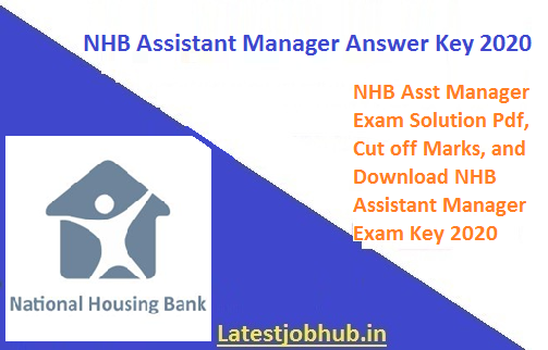 NHB Assistant Manager Answer Key 2020
