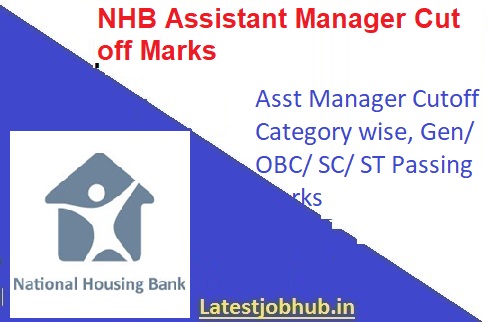NHB Assistant Manager Cut off Marks 2020