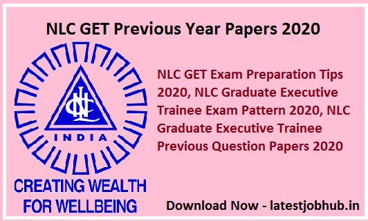 NLC-GET-Previous-Year-Papers-2020
