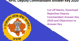 RPSC Deputy Commandant Answer Key 2020-