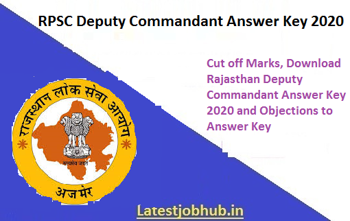 RPSC Deputy Commandant Answer Key 2020-