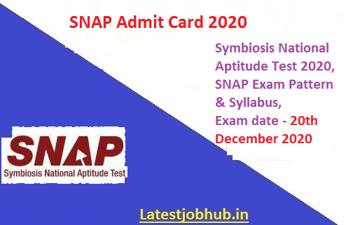 SNAP-Admit-Card-2020
