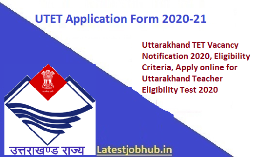 Uttarakhand TET Exam online Form