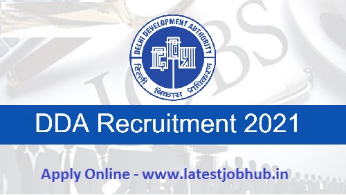 DDA Recruitment 2021