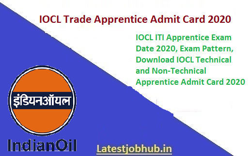 IOCL Trade Apprentice Admit Card 2022