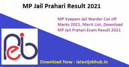 MP Jail Prahari Result 2021