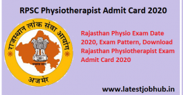 RPSC-Physiotherapist-Admit-Card-2020