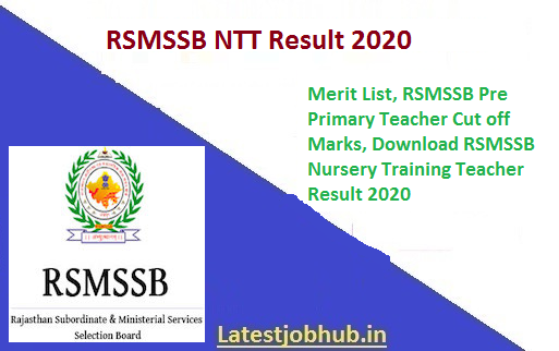 RSMSSB-NTT-Result-2020