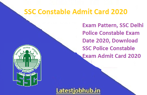 Delhi Police Constable PE&MT Admit Card
