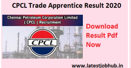 CPCL-Trade-Apprentice-Result-2020