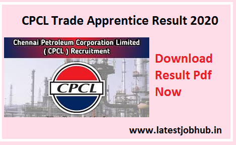 CPCL-Trade-Apprentice-Result-2020