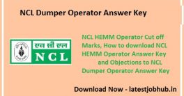 NCL Dumper Operator Answer Key 2023-24