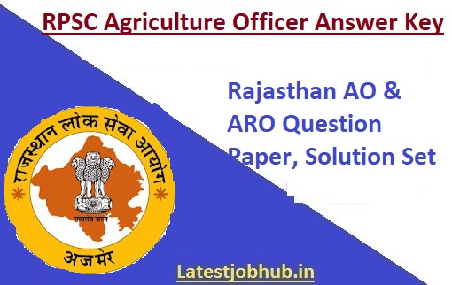 RPSC Agriculture Officer Answer Key 2020