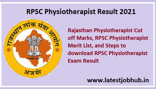 RPSC-Physiotherapist-Result-2021