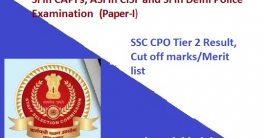 SSC-CPO-Tier-1-Result-2020