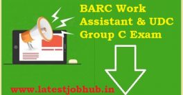 BARC Work Assistant Group C Admit Card