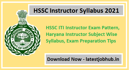 Haryana ITI Instructor Syllabus