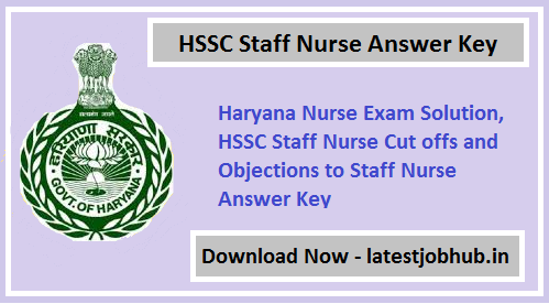 HSSC Staff Nurse Answer Key 2021