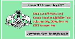 Kerala TET Answer Key 2021