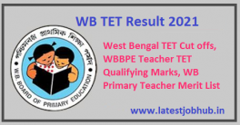WBBPE primary TET Result 2021