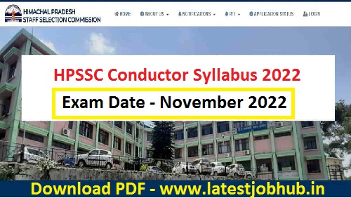 HPSSC Conductor Syllabus 2022