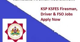 KSP KSFES Fireman Recruitment 2024