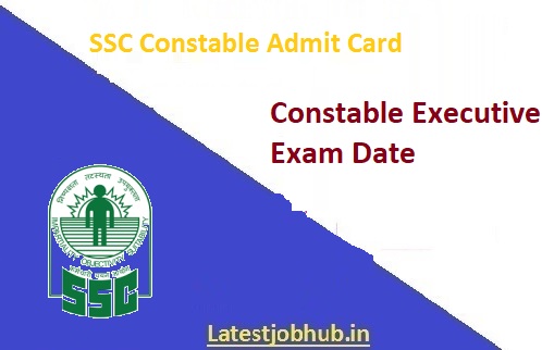 SSC DP Constable Executive Hall Ticket