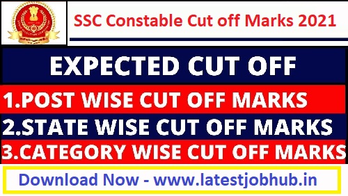 SSC Constable Cut off Marks 2021