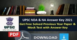 UPSC-NDA-Answer-Key-2021