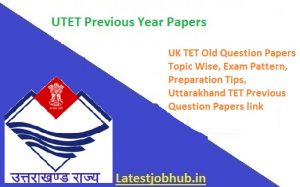 UTET Previous Year Papers