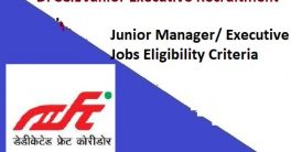 DFCCIL Junior Executive Recruitment 2021