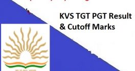 KVS TGT PGT Result 2023