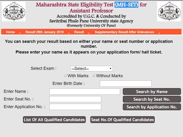 Maharashtra SET Result 2021