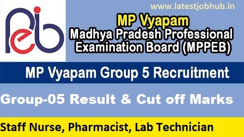 MP Vyapam Group 5 Result 2021