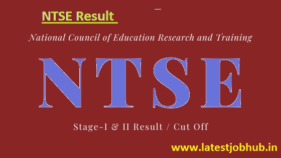 NCERT NTSE Result 2023-24
