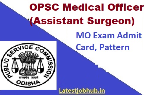 OPSC Medical Officer Admit Card 2023