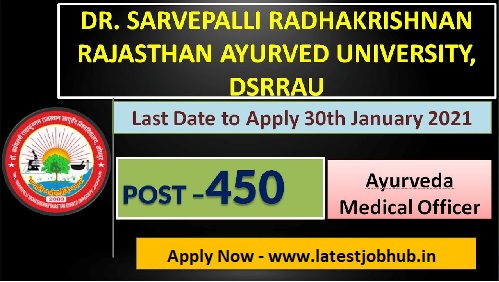 Rajasthan Ayurved Doctors Recruitment 2021