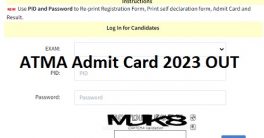 ATMA Admit Card 2023