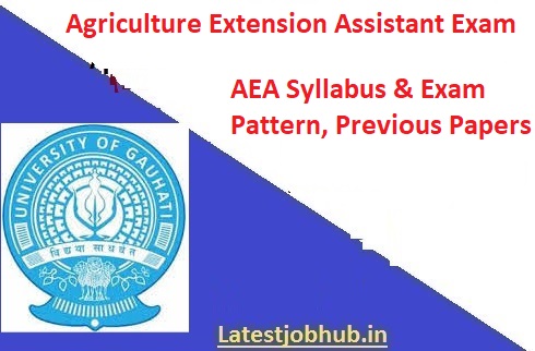 Assam Agriculture Extension Assistant Syllabus