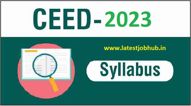 CEED Part A Part B Syllabus 2023