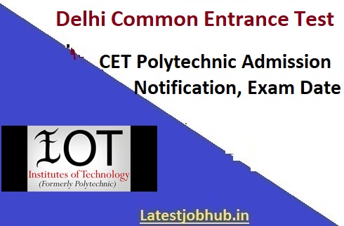 Delhi CET Application Form 2021
