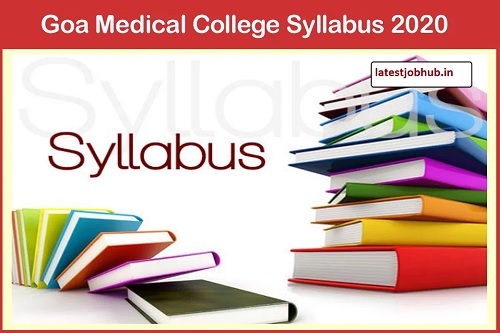 GMC Goa Staff Nurse Syllabus 2021